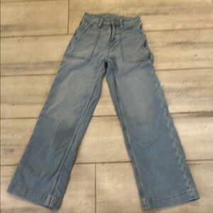 American Age Blue Flare Jeans High-Waisted Wide Leg
